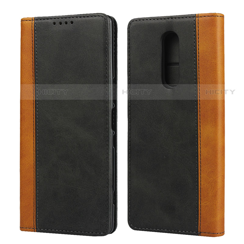 Funda de Cuero Cartera con Soporte Carcasa L03 para Sony Xperia XZ4 Negro