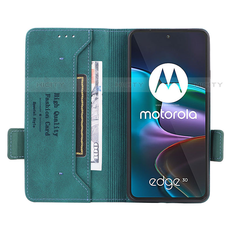 Funda de Cuero Cartera con Soporte Carcasa L03Z para Motorola Moto Edge 30 5G