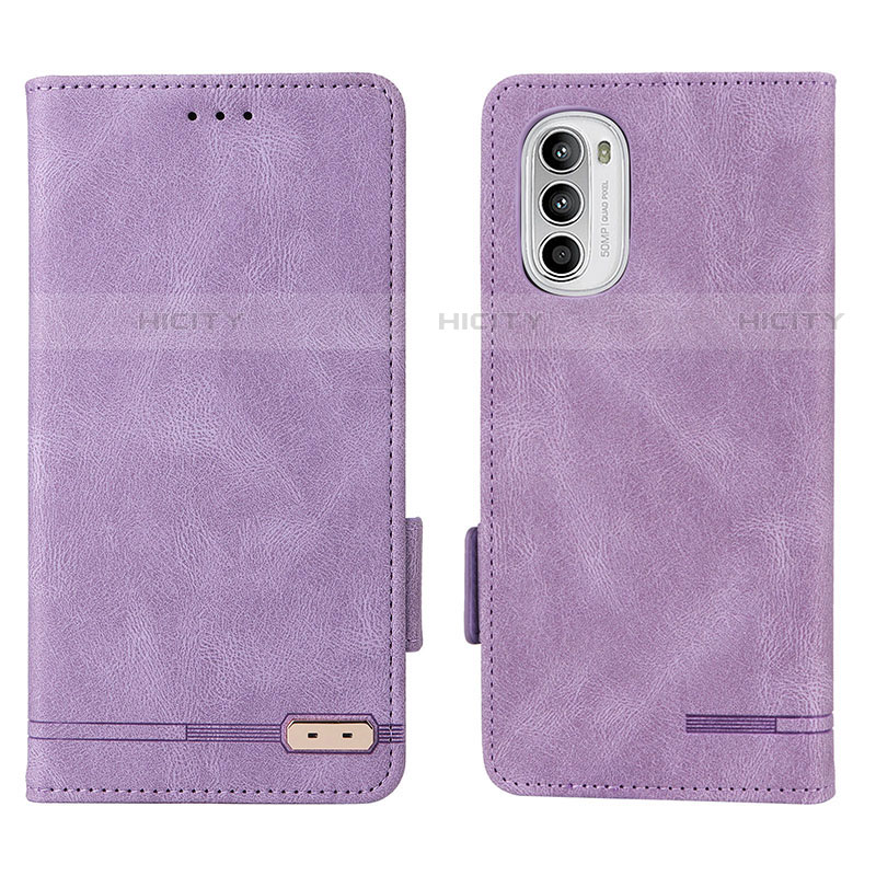 Funda de Cuero Cartera con Soporte Carcasa L03Z para Motorola Moto G52j 5G