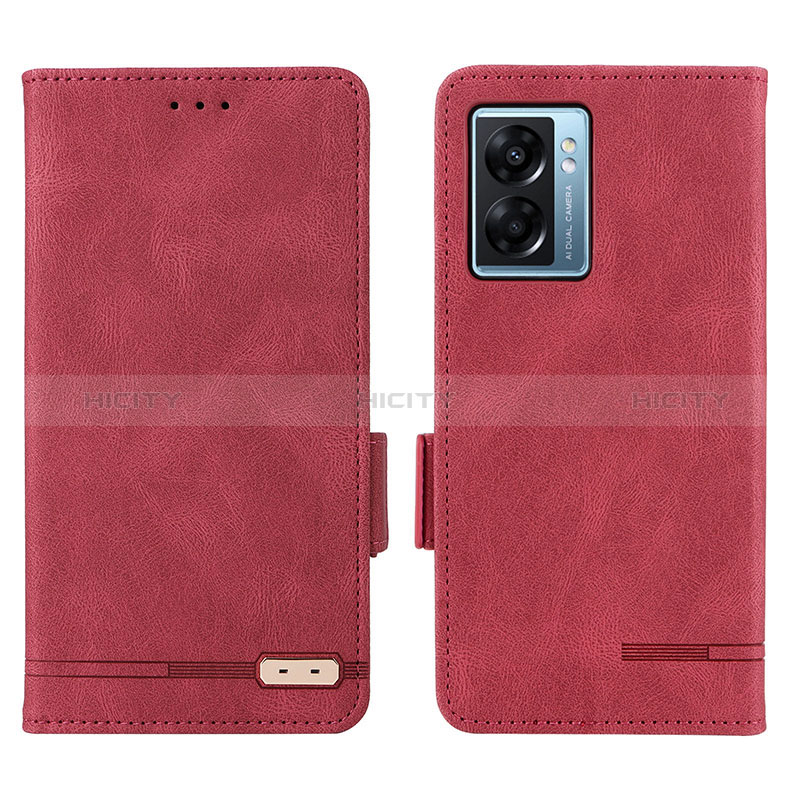 Funda de Cuero Cartera con Soporte Carcasa L03Z para Oppo A57 5G