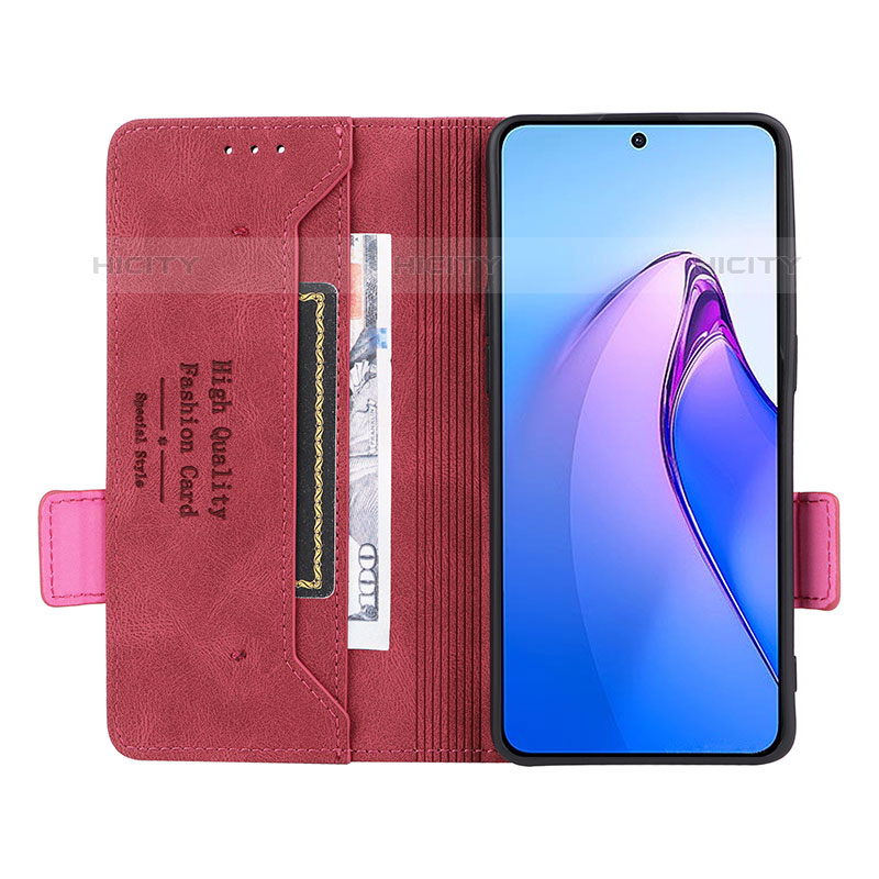 Funda de Cuero Cartera con Soporte Carcasa L03Z para Oppo Reno8 Pro 5G