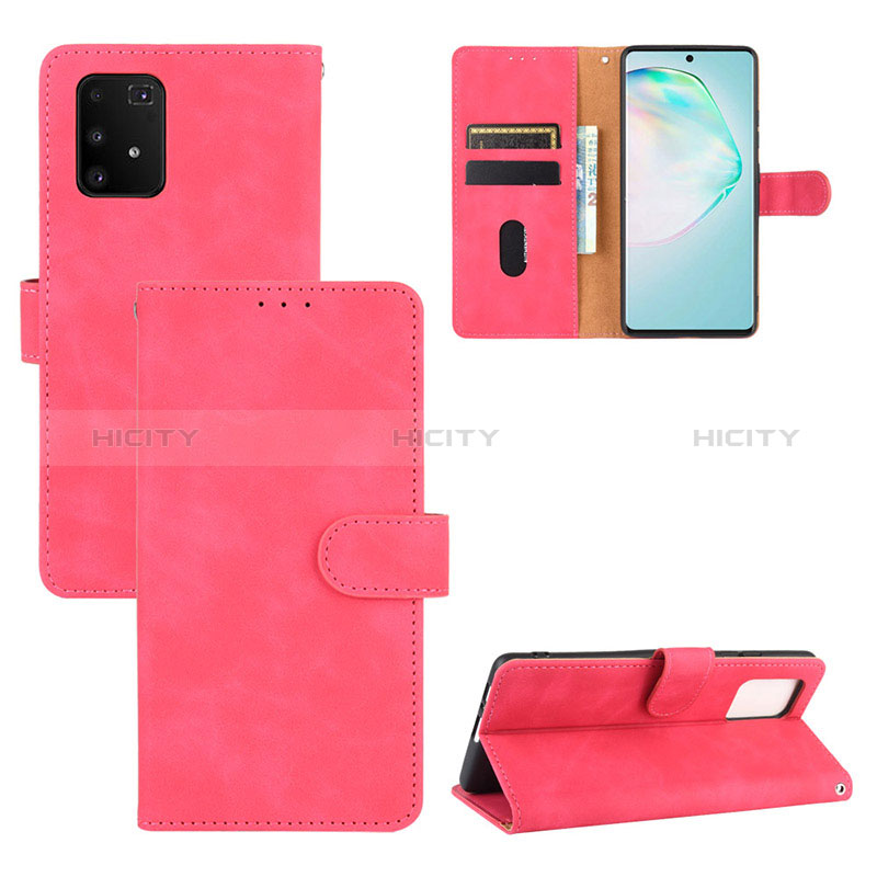 Funda de Cuero Cartera con Soporte Carcasa L03Z para Samsung Galaxy A91