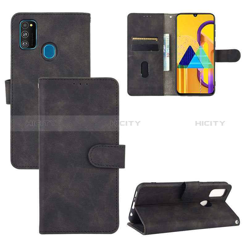 Funda de Cuero Cartera con Soporte Carcasa L03Z para Samsung Galaxy M21