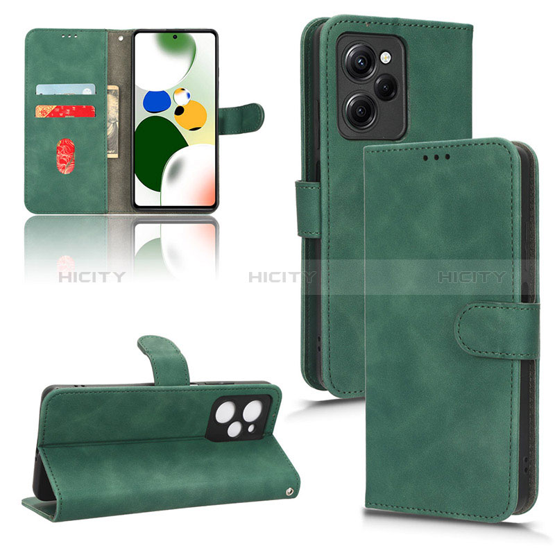 Funda de Cuero Cartera con Soporte Carcasa L03Z para Xiaomi Poco X5 Pro 5G