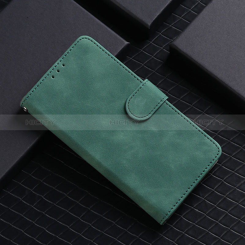 Funda de Cuero Cartera con Soporte Carcasa L03Z para Xiaomi Redmi 10 India Verde