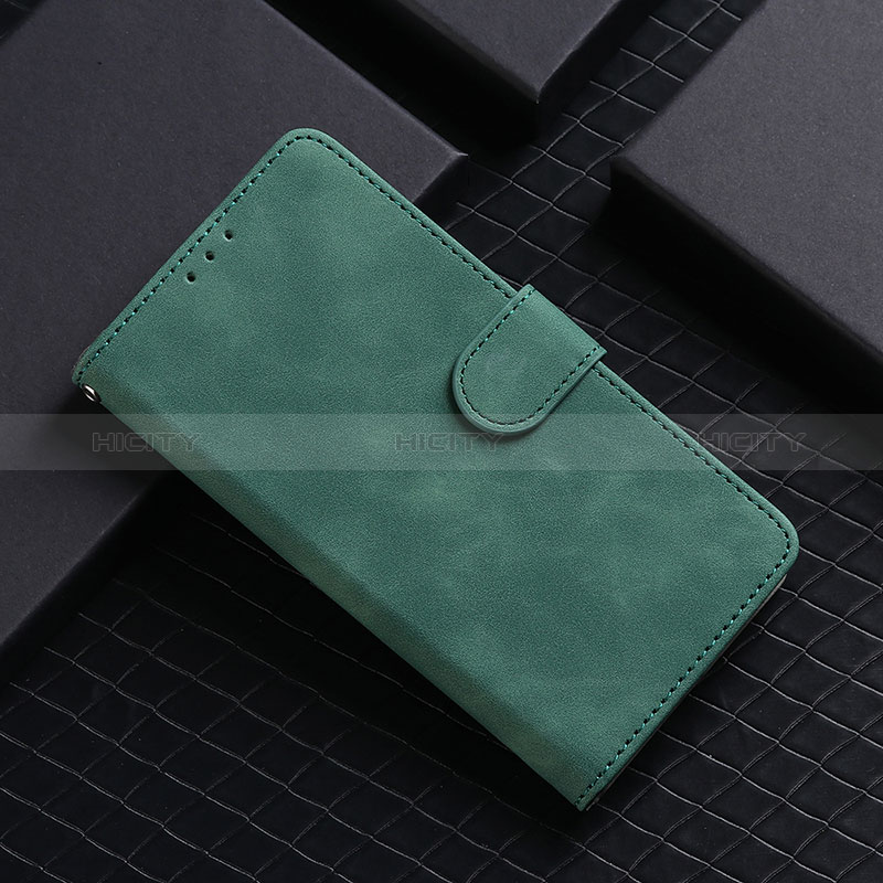 Funda de Cuero Cartera con Soporte Carcasa L03Z para Xiaomi Redmi Note 9 Pro Verde