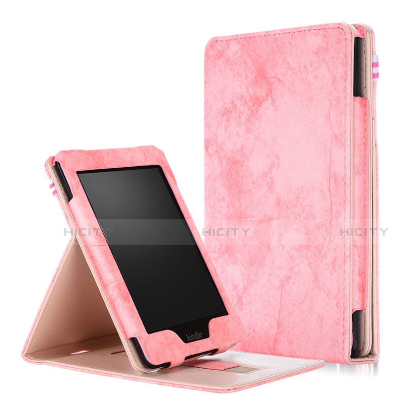 Funda de Cuero Cartera con Soporte Carcasa L04 para Amazon Kindle Paperwhite 6 inch