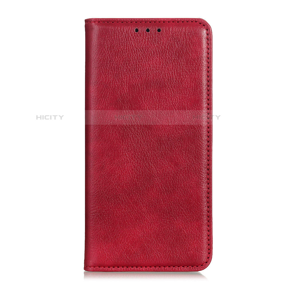 Funda de Cuero Cartera con Soporte Carcasa L04 para HTC Desire 19 Plus Rojo