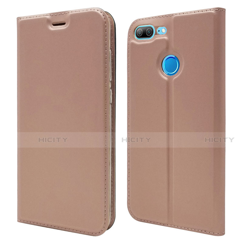 Funda de Cuero Cartera con Soporte Carcasa L04 para Huawei Honor 9 Lite Oro Rosa