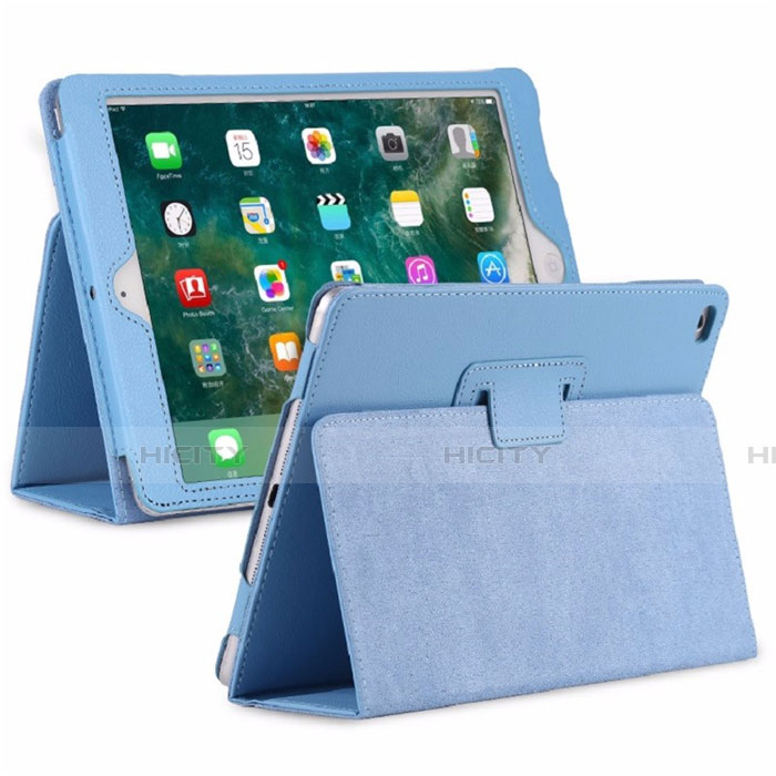 Funda de Cuero Cartera con Soporte Carcasa L04 para Huawei MediaPad M6 8.4 Azul Cielo