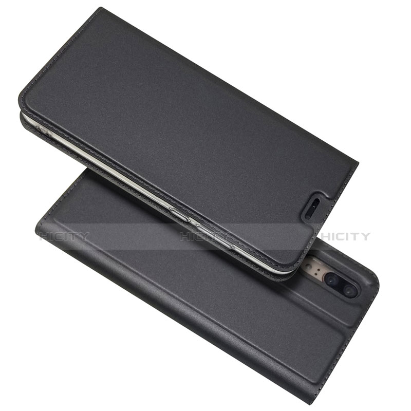 Funda de Cuero Cartera con Soporte Carcasa L04 para Huawei P20