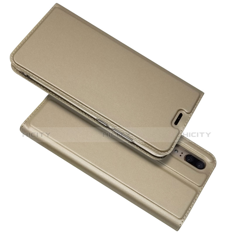 Funda de Cuero Cartera con Soporte Carcasa L04 para Huawei P20