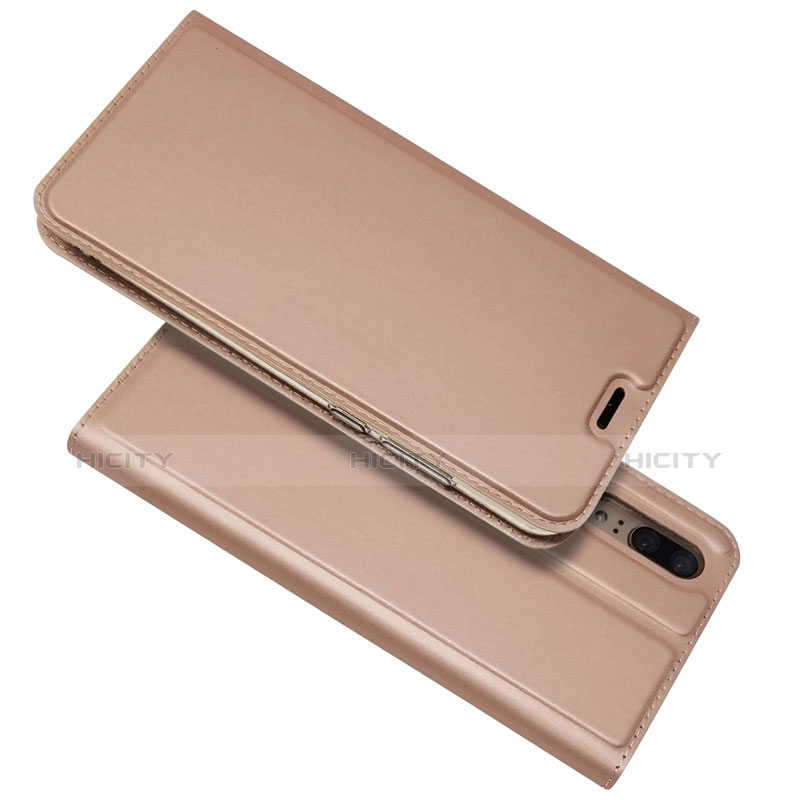 Funda de Cuero Cartera con Soporte Carcasa L04 para Huawei P20