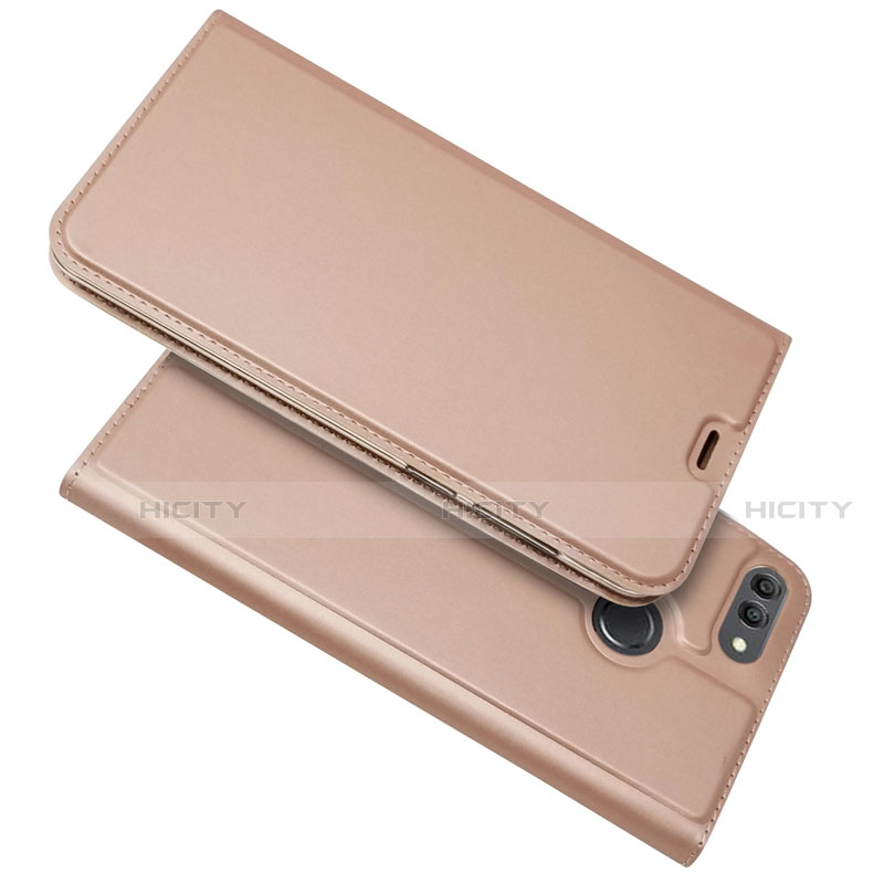 Funda de Cuero Cartera con Soporte Carcasa L04 para Huawei Y9 (2018)