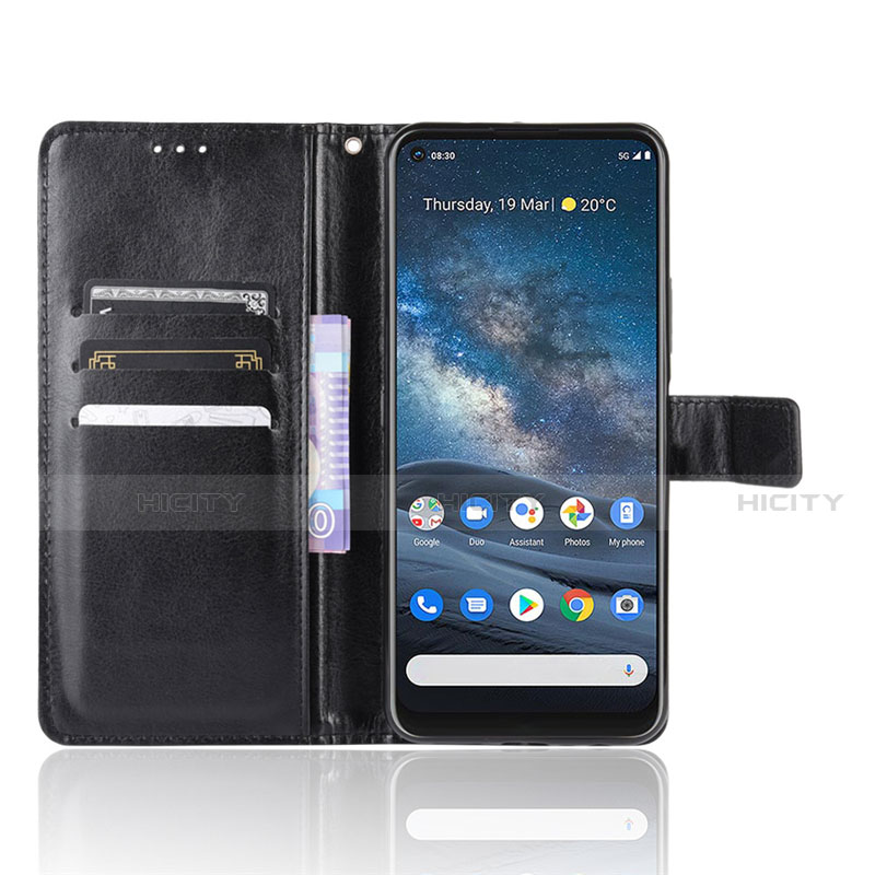 Funda de Cuero Cartera con Soporte Carcasa L04 para Nokia 8.3 5G