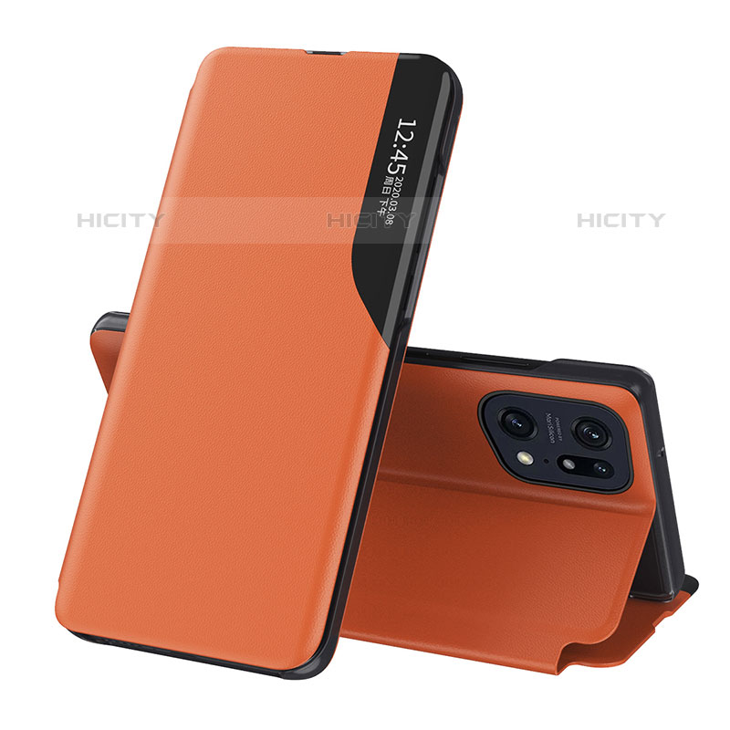 Funda de Cuero Cartera con Soporte Carcasa L04 para Oppo Find X5 Pro 5G