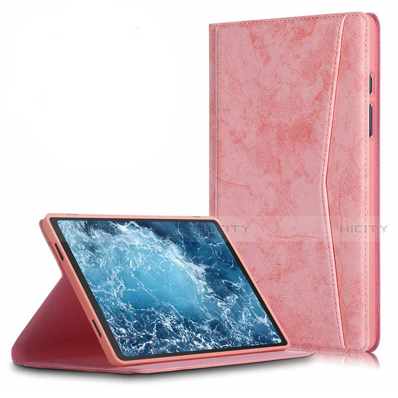 Funda de Cuero Cartera con Soporte Carcasa L04 para Samsung Galaxy Tab A7 4G 10.4 SM-T505 Rosa