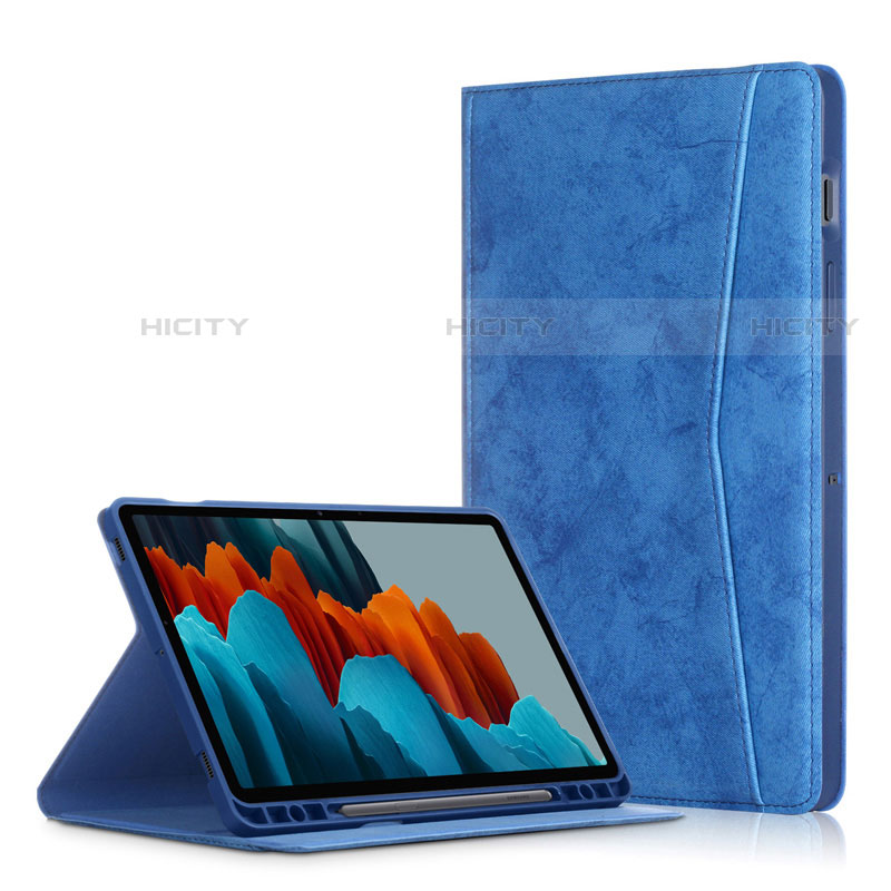 Funda de Cuero Cartera con Soporte Carcasa L04 para Samsung Galaxy Tab S7 Plus 12.4 Wi-Fi SM-T970