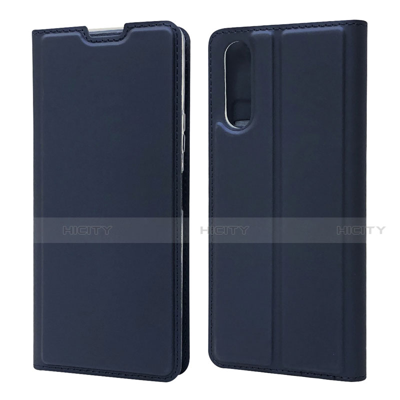 Funda de Cuero Cartera con Soporte Carcasa L04 para Sony Xperia 10 II Azul