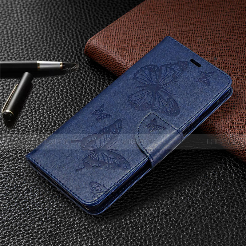 Funda de Cuero Cartera con Soporte Carcasa L04 para Sony Xperia L4 Azul