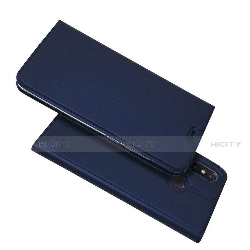 Funda de Cuero Cartera con Soporte Carcasa L04 para Xiaomi Mi 8