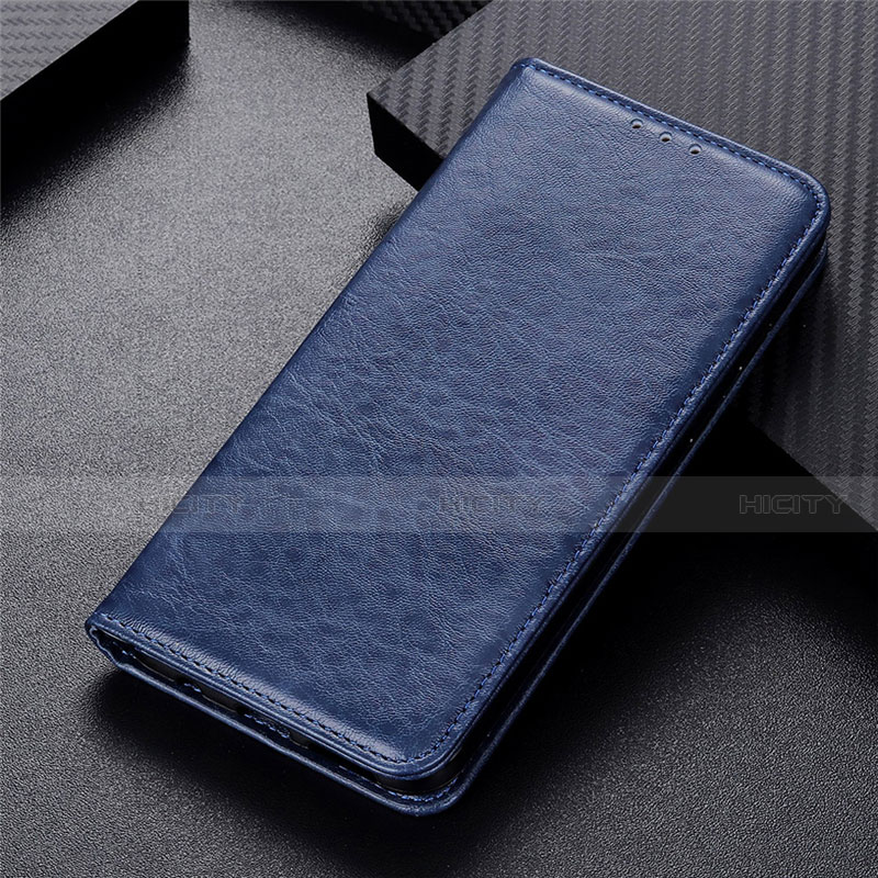 Funda de Cuero Cartera con Soporte Carcasa L04 para Xiaomi Poco X3 NFC Azul