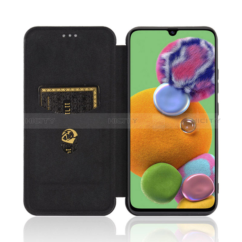 Funda de Cuero Cartera con Soporte Carcasa L04Z para Samsung Galaxy A90 5G