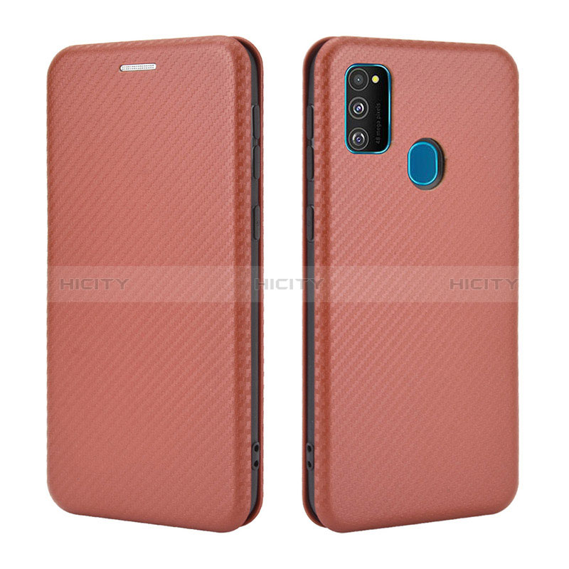 Funda de Cuero Cartera con Soporte Carcasa L04Z para Samsung Galaxy M21