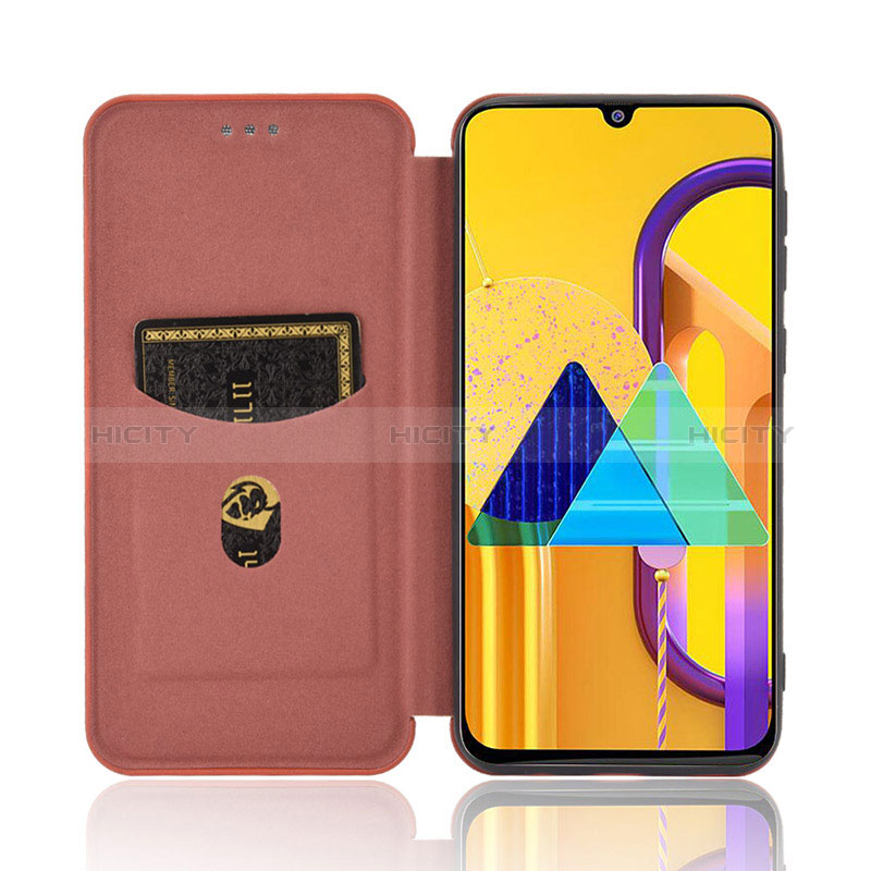 Funda de Cuero Cartera con Soporte Carcasa L04Z para Samsung Galaxy M21