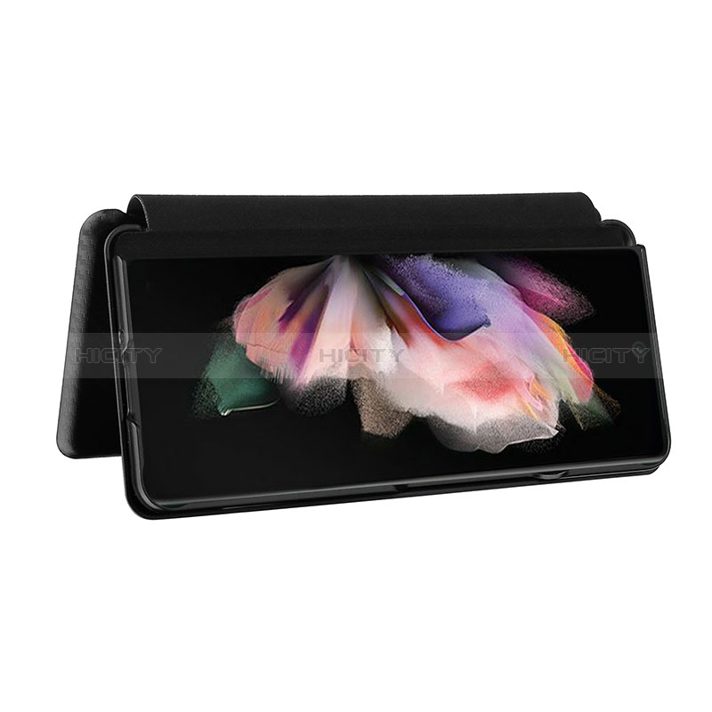 Funda de Cuero Cartera con Soporte Carcasa L04Z para Samsung Galaxy Z Fold3 5G