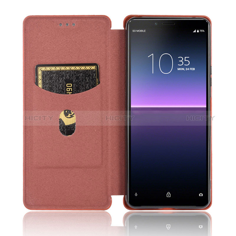 Funda de Cuero Cartera con Soporte Carcasa L04Z para Sony Xperia 10 II