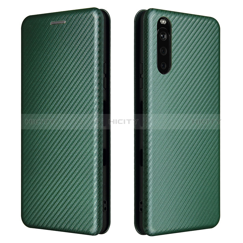 Funda de Cuero Cartera con Soporte Carcasa L04Z para Sony Xperia 10 III