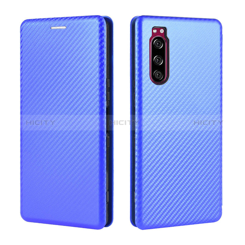 Funda de Cuero Cartera con Soporte Carcasa L04Z para Sony Xperia 5