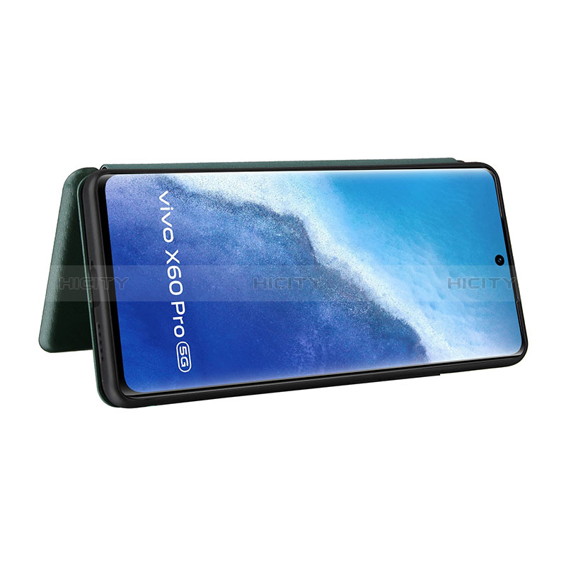 Funda de Cuero Cartera con Soporte Carcasa L04Z para Vivo X60 Pro 5G