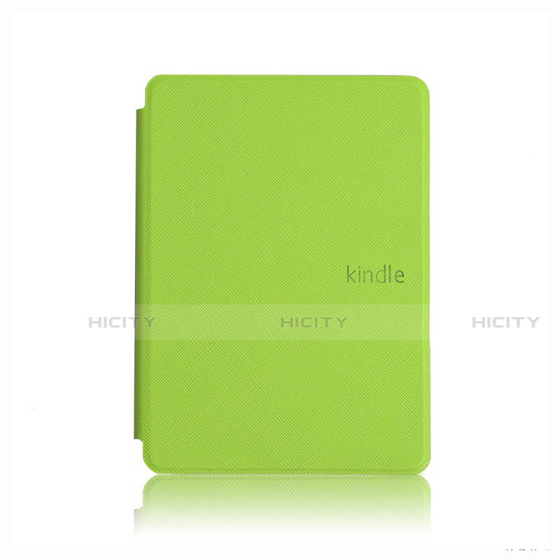 Funda de Cuero Cartera con Soporte Carcasa L05 para Amazon Kindle Paperwhite 6 inch Verde