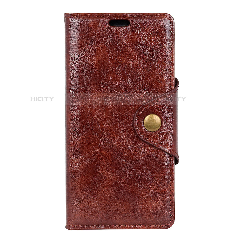 Funda de Cuero Cartera con Soporte Carcasa L05 para Asus Zenfone 5 ZE620KL Marron