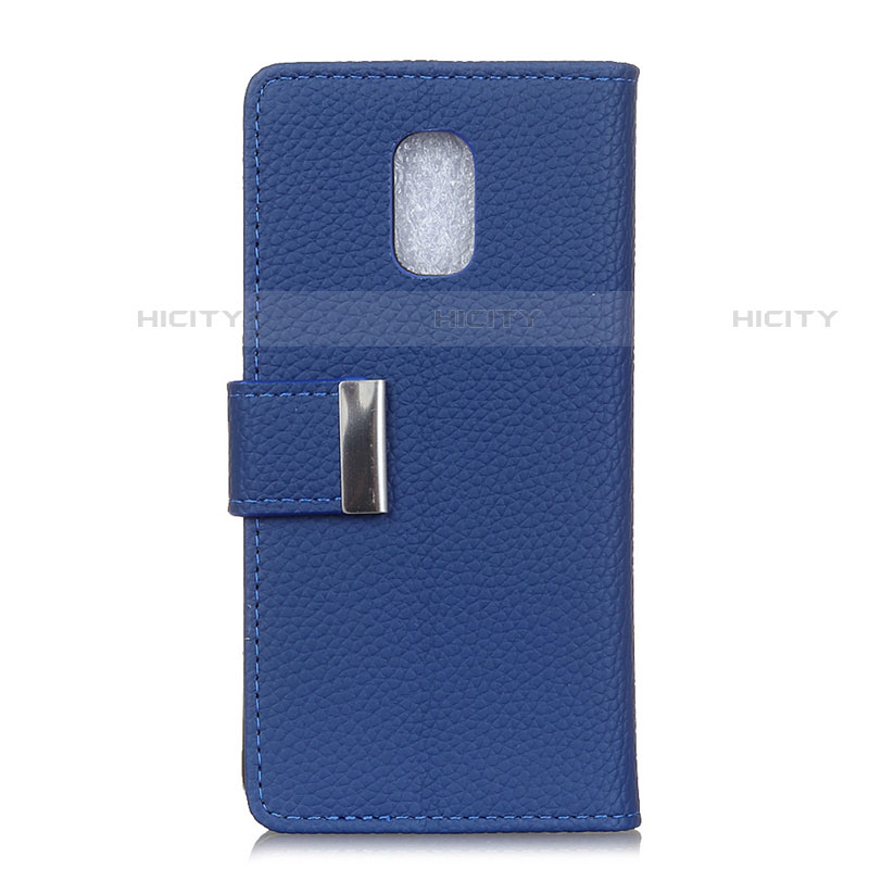 Funda de Cuero Cartera con Soporte Carcasa L05 para Asus ZenFone V500KL Azul