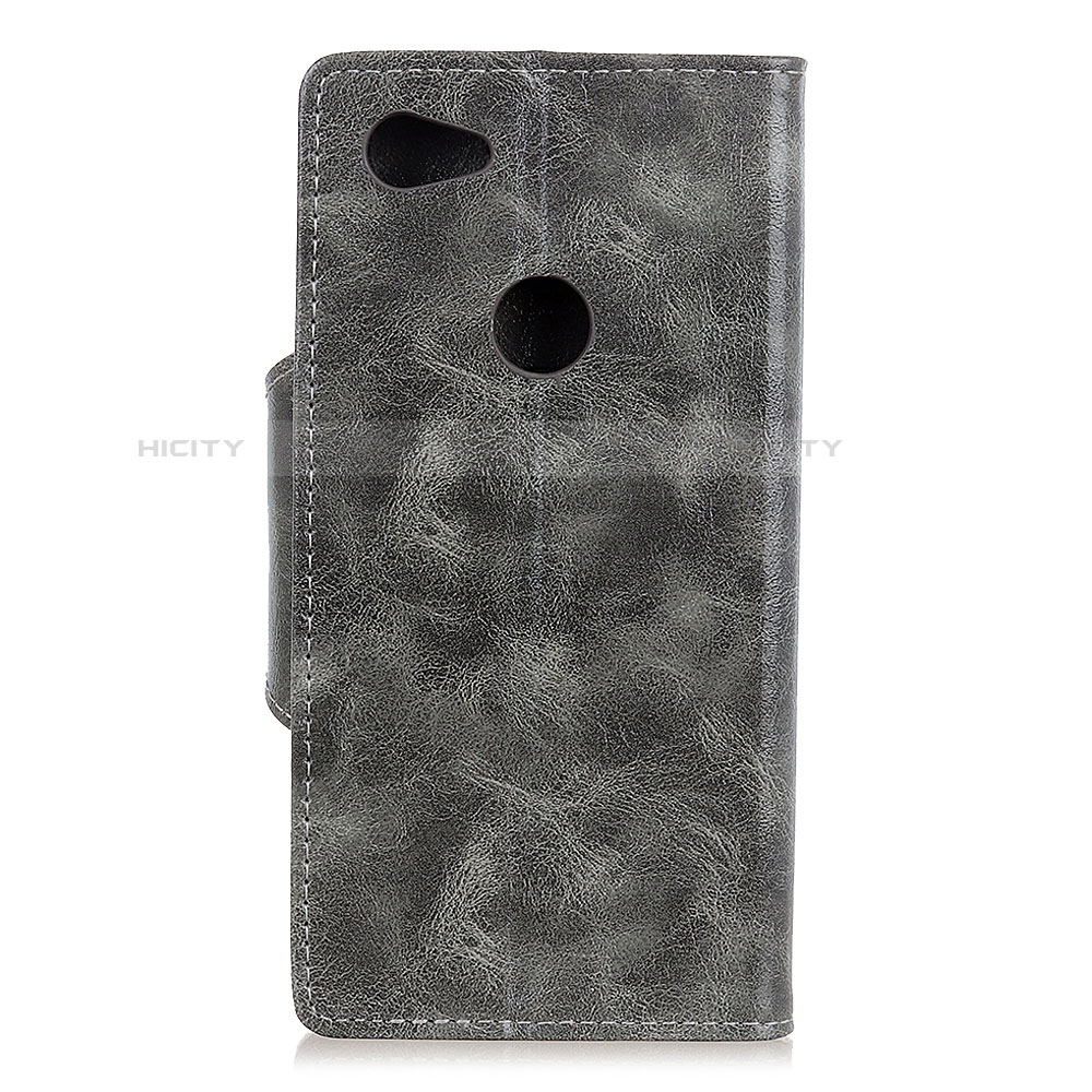 Funda de Cuero Cartera con Soporte Carcasa L05 para Google Pixel 3a XL Gris