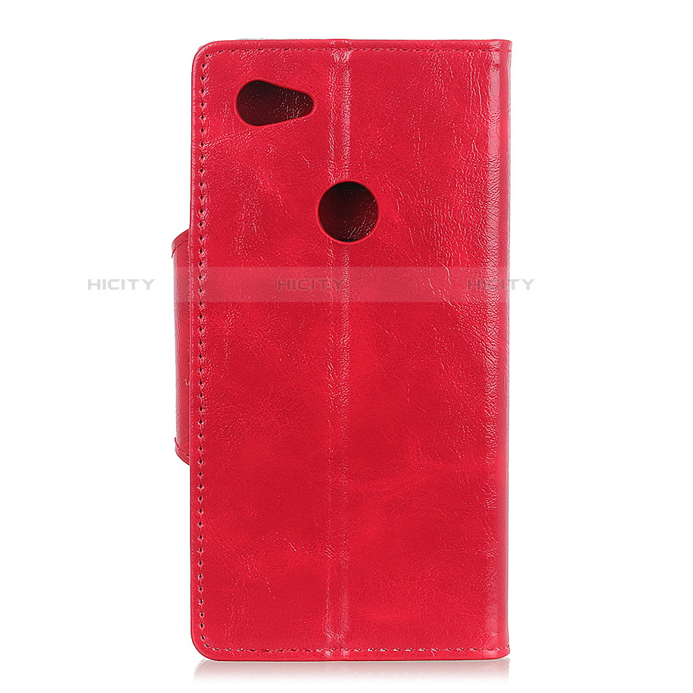 Funda de Cuero Cartera con Soporte Carcasa L05 para Google Pixel 3a XL Rojo