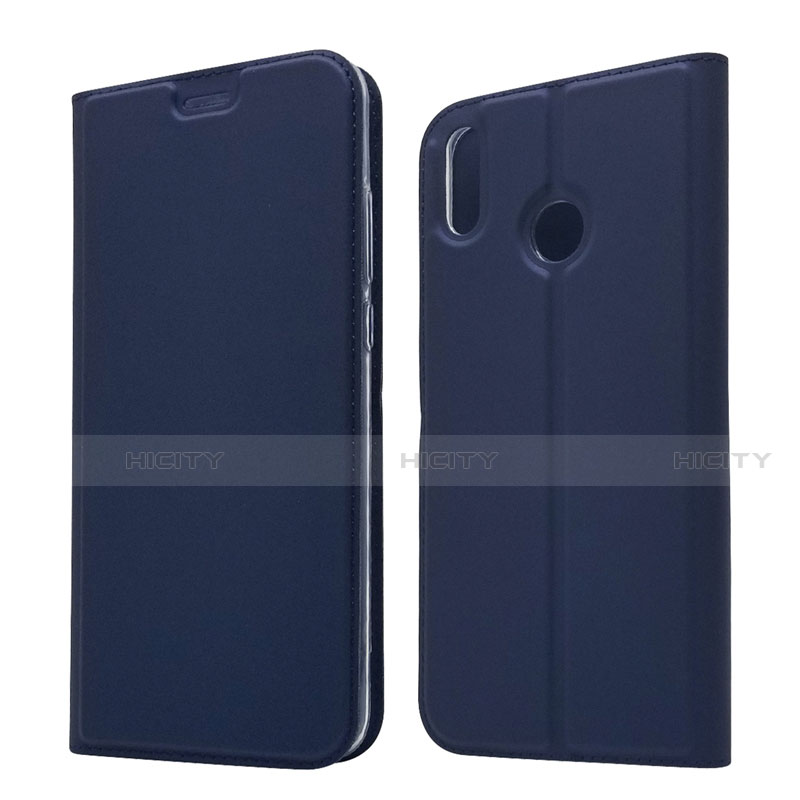 Funda de Cuero Cartera con Soporte Carcasa L05 para Huawei Honor 8X Azul