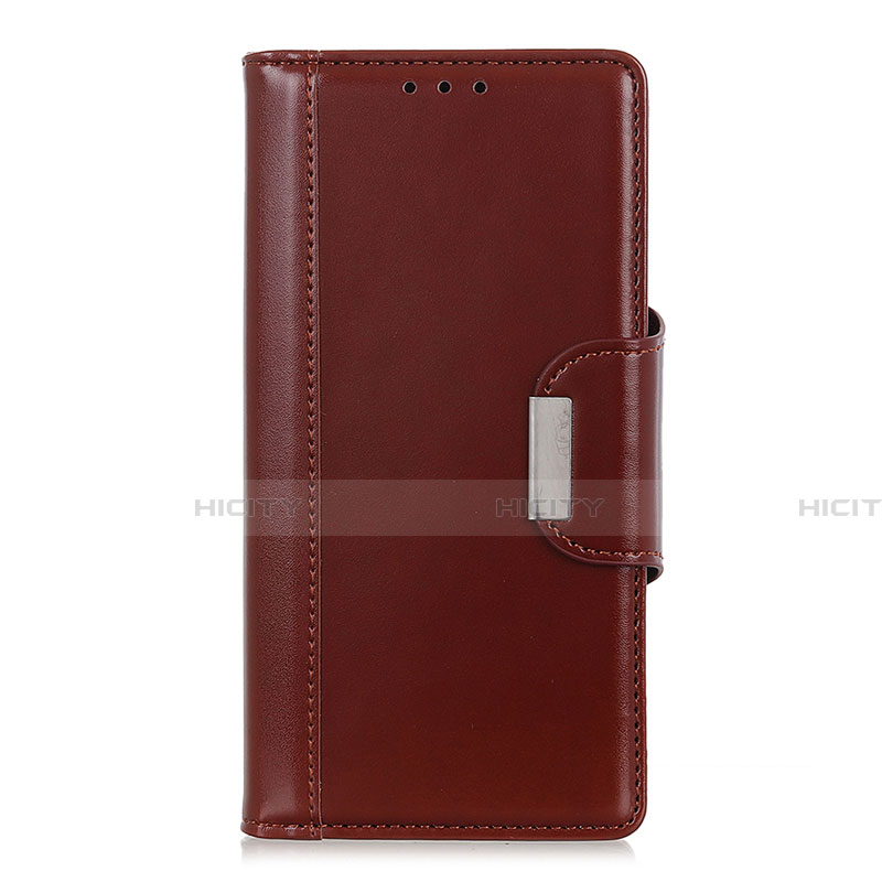 Funda de Cuero Cartera con Soporte Carcasa L05 para Huawei Honor Play4T Pro Marron