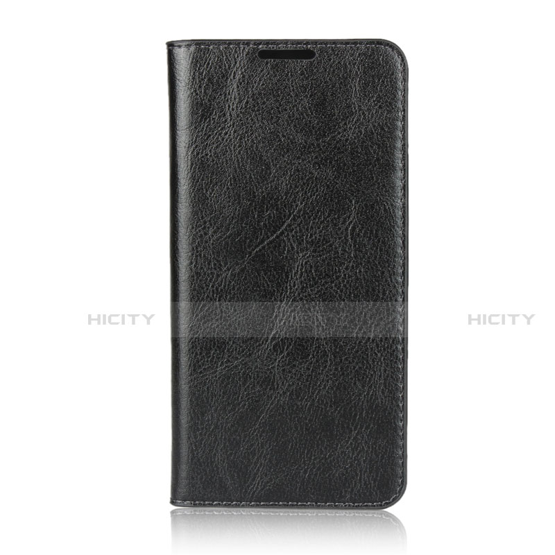 Funda de Cuero Cartera con Soporte Carcasa L05 para Huawei Nova 4e Negro