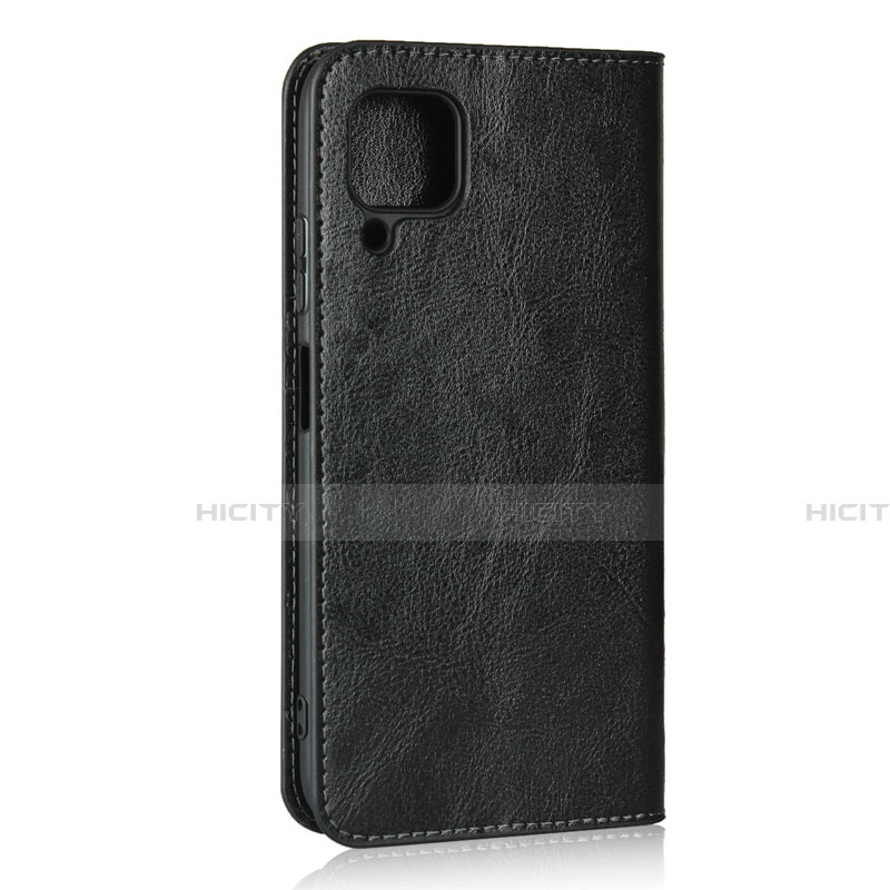 Funda de Cuero Cartera con Soporte Carcasa L05 para Huawei Nova 6 SE Negro