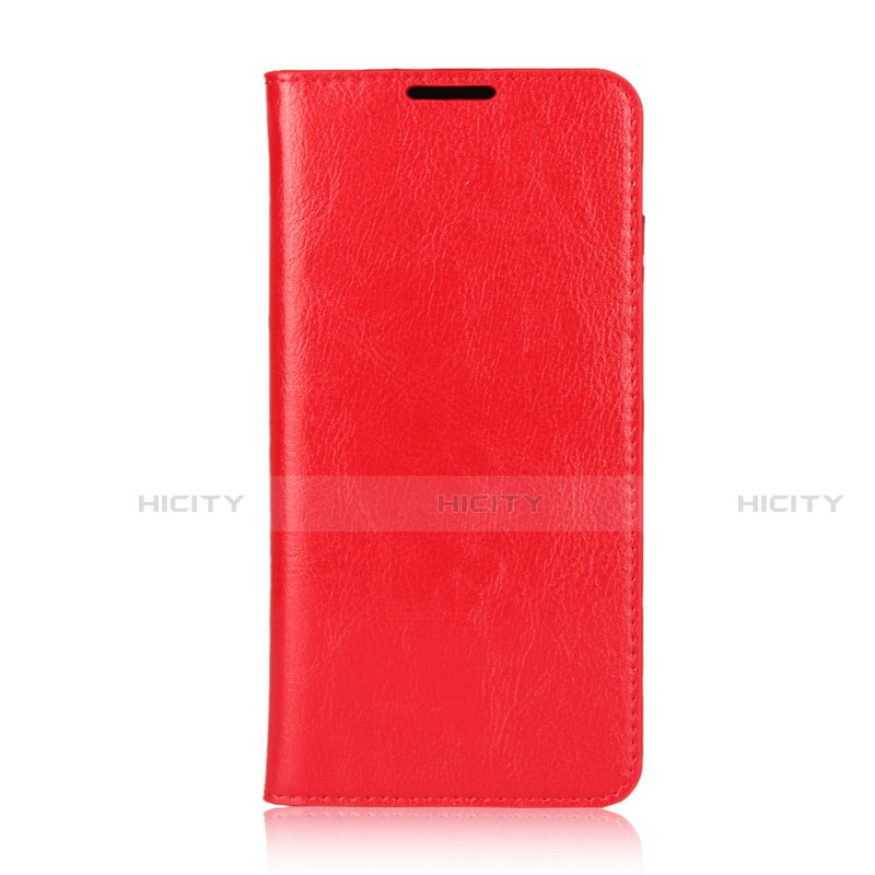 Funda de Cuero Cartera con Soporte Carcasa L05 para Huawei P30 Lite New Edition Rojo