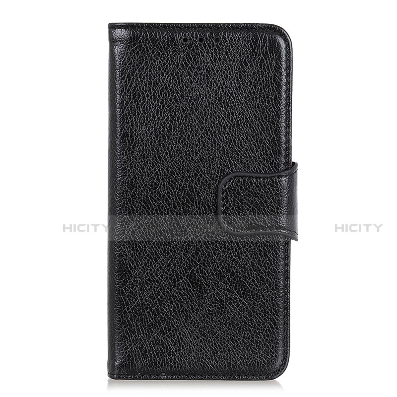 Funda de Cuero Cartera con Soporte Carcasa L05 para Huawei Y7a Negro