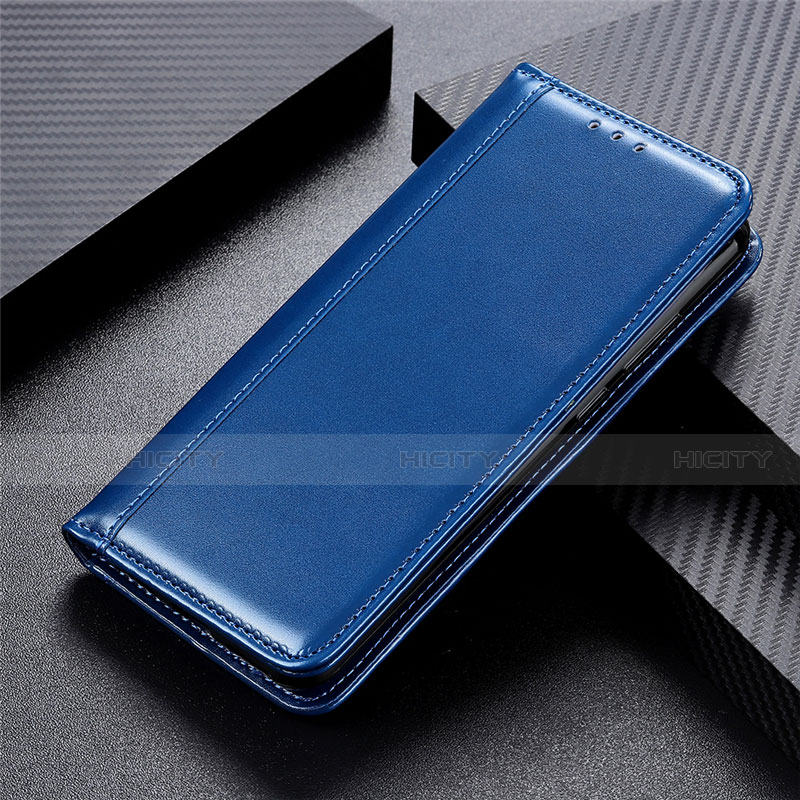 Funda de Cuero Cartera con Soporte Carcasa L05 para LG K22 Azul