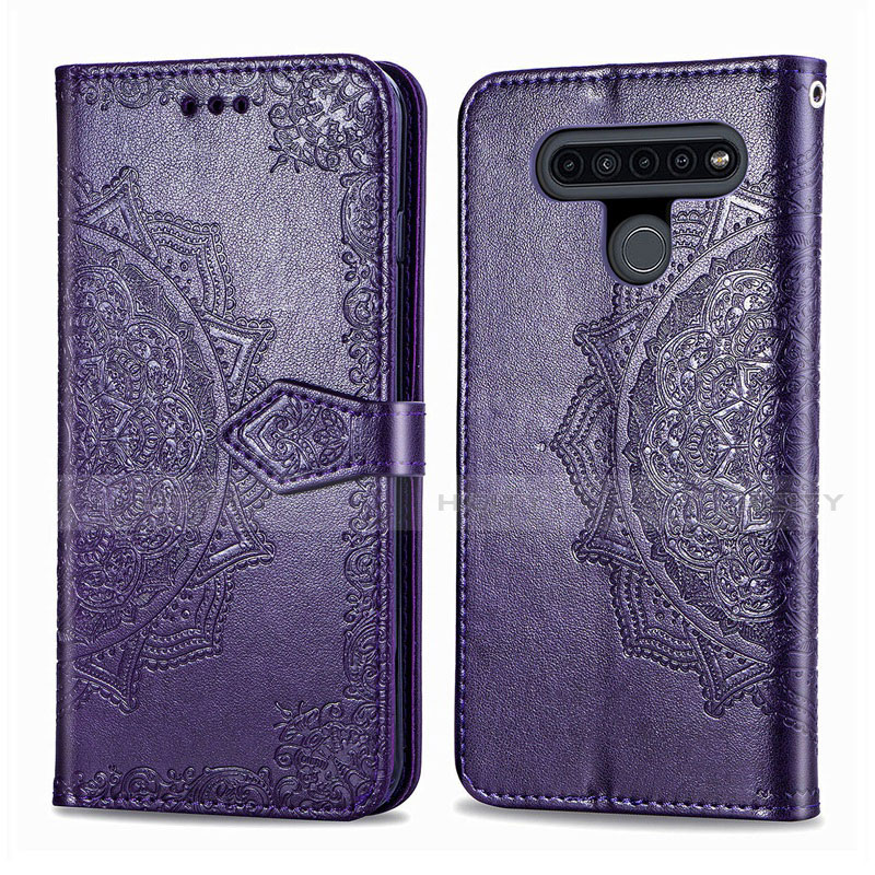 Funda de Cuero Cartera con Soporte Carcasa L05 para LG K41S