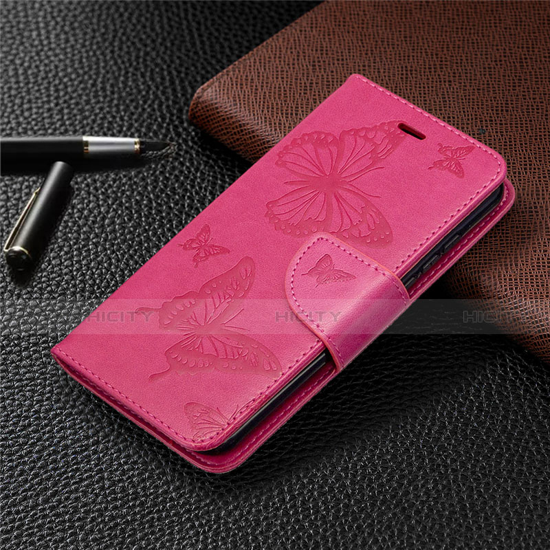 Funda de Cuero Cartera con Soporte Carcasa L05 para Nokia 1.3 Rosa Roja