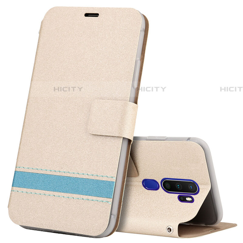 Funda de Cuero Cartera con Soporte Carcasa L05 para Oppo A5 (2020)