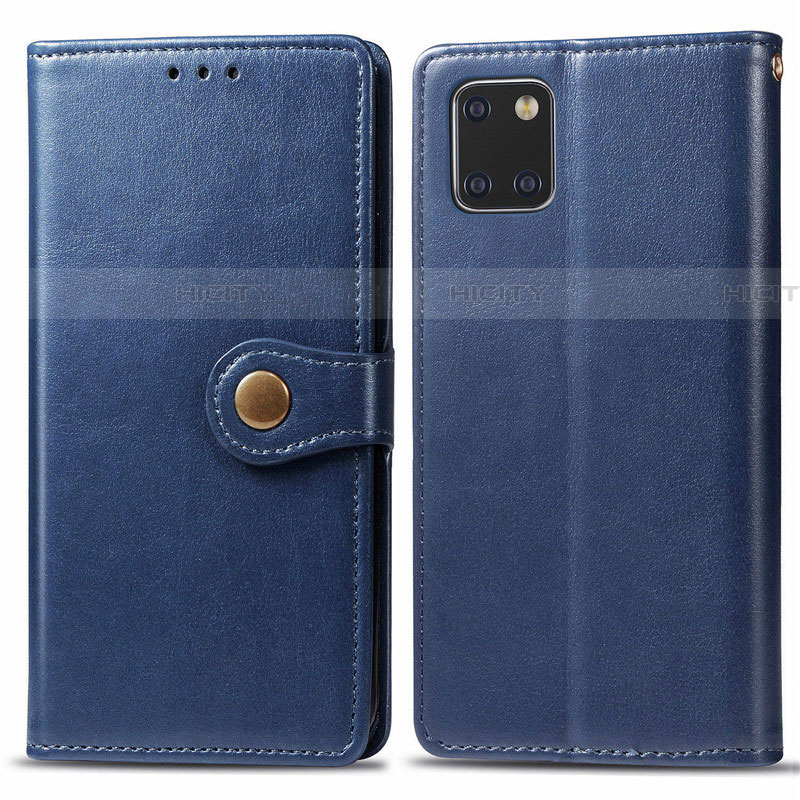 Funda de Cuero Cartera con Soporte Carcasa L05 para Samsung Galaxy A81